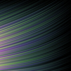 Abstract Dark Background with Flow Field of Lines