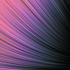 Abstract Dark Background with Flow Field of pink/violet Lines