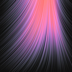 Abstract Dark Background with Flow Field of Lines