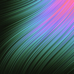 Abstract Dark Background with Flow Field of Lines