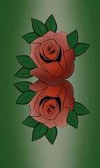 red roses valentin’s day