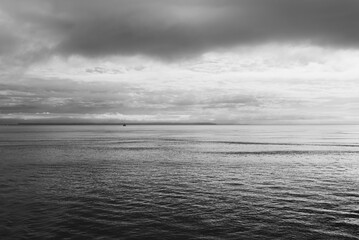 Calm waters of Pacific Ocean