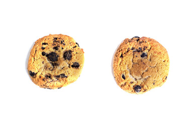 Outmeal cookies with raisins.