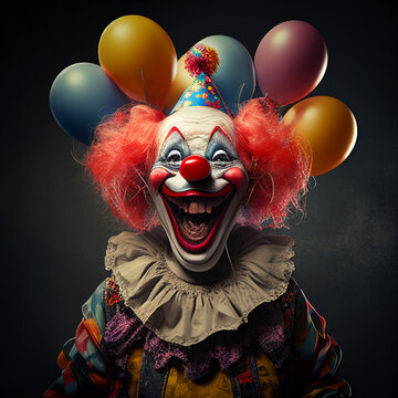 Scary Clown Balloon Images – Browse 2,210 Stock Photos, Vectors, and Video  | Adobe Stock