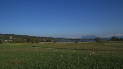 Fototapeta premium Seetal mit Rigi