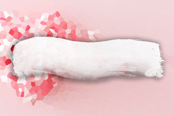 Abstract Low poly crystal background. Polygon design pattern. Low poly illustration, low polygon background. Banner template. 3D Illustration