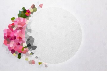 Abstract Low poly crystal background. Polygon design pattern. Low poly illustration, low polygon background. Banner template. 3D Illustration