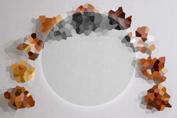 Abstract Low poly crystal background. Polygon design pattern. Low poly illustration, low polygon background. Banner template. 3D Illustration