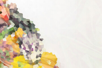 Abstract Low poly crystal background. Polygon design pattern. Low poly illustration, low polygon background. Banner template. 3D Illustration