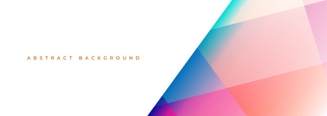 Abstract background with polygonal texture. Modern abstract wide banner with geometric shapes. Vector illustration