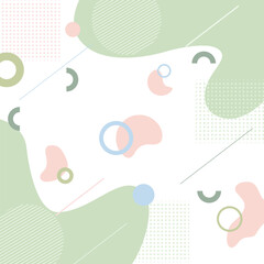 Modern abstract background with halftone elements composed of geometric shapes and lines