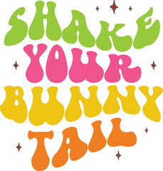 Shake your bunny tail Retro Craft Design.