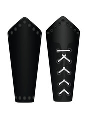 Arm leather bracer. vector illustration