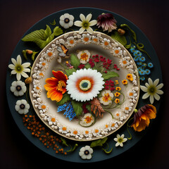 Flower plate