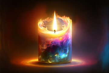 Candle from the light of life