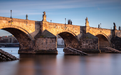 Obraz premium Morning at the Charles Bridge