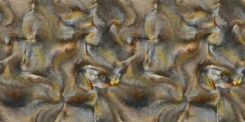 Marbled mineral decorative vintage seamless border. Natural crystal earthen ribbon for retro repeat. Trendy crystal washi tape. 