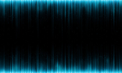 Blue abstract sound wave frame background