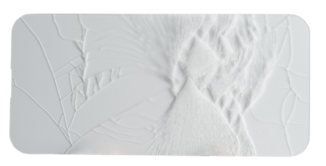 Crack on smartphone display protector