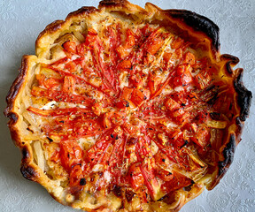 tarte aux tomates