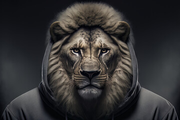 Lion - Athletic Edition - 54 Megapixels - Generative AI