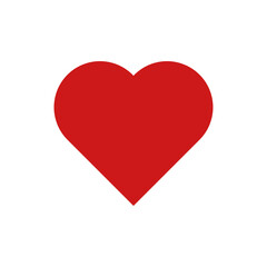 Heart icon. Love symbol. Design can use for web and mobile app. Vector illustration