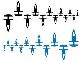 Bumper Retainer Clip Icon M_2301001