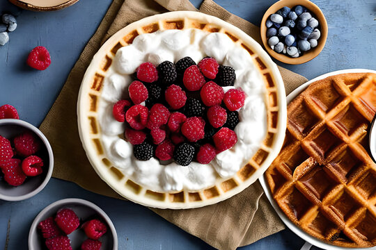 raspberry and blueberry pie