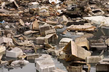 Computer dumping in Accra, Ghana