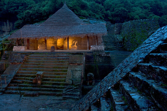 Aztec site, Malinalco,  Mexico