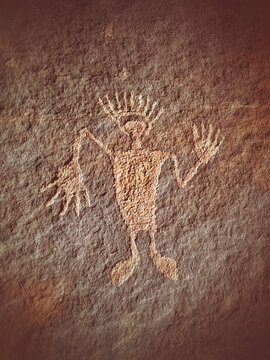 Petroglyph near Moab, Utah.
PLEASE NOTE: This image is part of Aurora's myPhone Collection of images taken with mobile devices. Available file sizes vary, and may not  be appropria