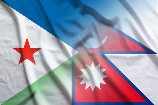 Djibouti and Nepal government flag international contract NPL DJI
