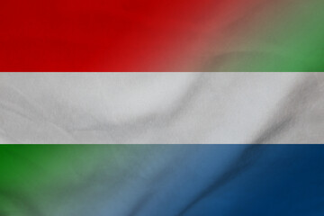 Hungary and Sierra Leone political flag international contract SLE HUN