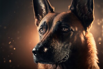 Malinois dog, Belgian Shepherd