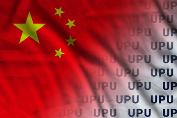 China flag UPU symbol organization