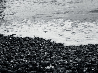sea and rocks natural background