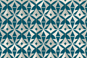 seamless geometric pattern with triangles,Generative IA