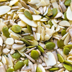 A variety of beans background.