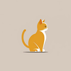 Logo icon of a kitten