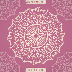 round lace background