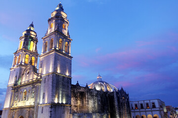 Naklejka premium Campeche, lugar turistica llamada la ciduad amurallada