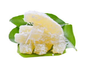 Steamed cassava cake, Thai traditional dessert transparent png