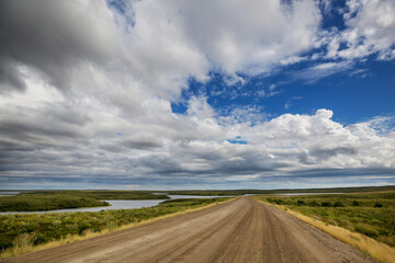 Road in tundra