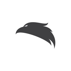 set of eagle head logo vector icon illustration