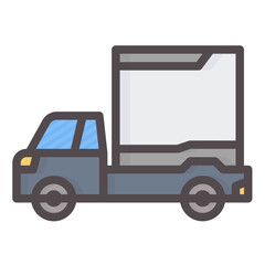 Cargo car icon