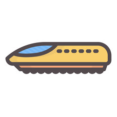 Fast train icon