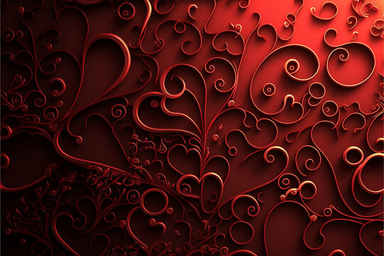 Heart Shaped Valentine's background Images. Love concept for Valentine's Day Holiday. Great for anniversaries, Mother's Day, birthdays and more. 