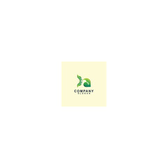 Awesome Green Leaf Dove Premium Logo Design 