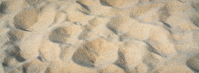 Sand on the beach. Background or backdrop concept.