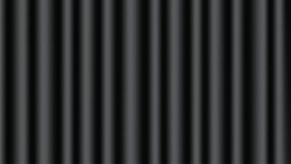 Obraz premium Abstract background of black fabric texture. Wallpaper luxury by soft curve of canvas and wave. Illustration background of black cloth and satin.